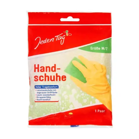Jeden Tag Haushalts-Handschuhe Gr. M gelb
