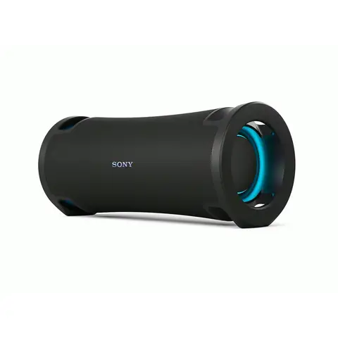 Sony ULT FIELD 7 - Draadloze Bluetooth Draagbare Speaker met ULT POWER SOUND, Ultieme Diepe Bas, X-Balanced Speaker, 30 Uur Batterij, IP67, Waterdicht, LED-verlichting, Microfoon, Gitaaringang - Zwart