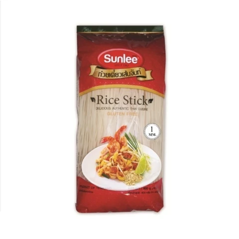 Sunlee Gebogen rijstvermicelli 1 mm