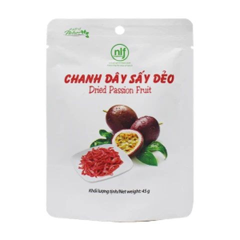 NLF Soft Dried Passion Fruit/Chanh Day 45g
