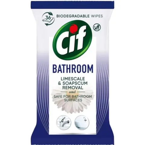 CIF Hygienic wipes Bathroom 36 pieces