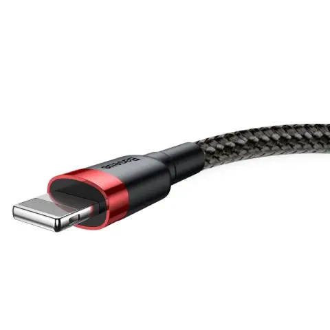 Baseus USB-A - Lightning USB cable 1 m Black-red