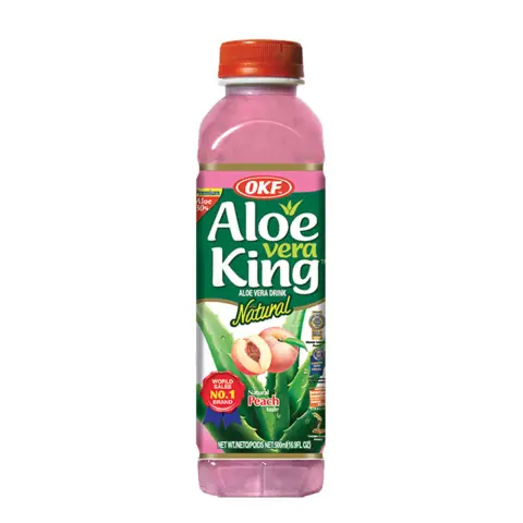 OKF Aloe Vera Juice (Peach) 500ml OKF 芦荟水（桃子）