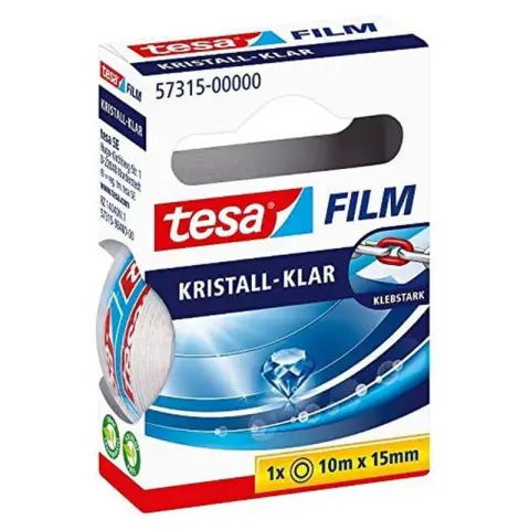 tesa klar, 10m:15mm, Hängefaltschachtel 10 m