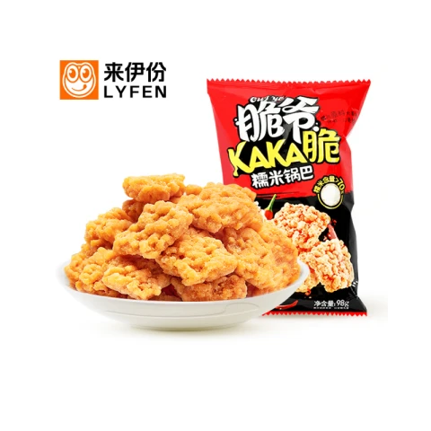 Lai Yifen Glutinous Rice Crisps (Spicy Flavor) 98g