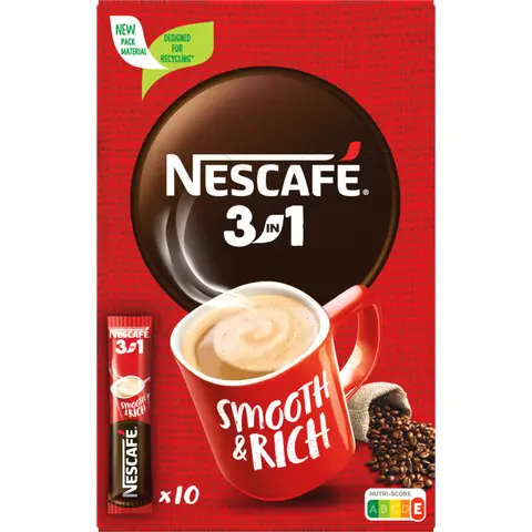 NESCAFE Nescafé 3in1 Smooth & Rich Instant Coffee 10pcs 3 In 1