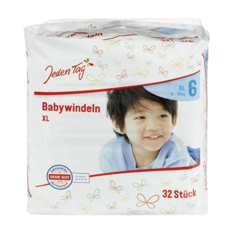 Jeden Tag Windeln Größe 6XL, 32er-Pack