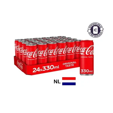Coca-Cola [Incl €3.60 Deposit] Regular 24x330ml Large Package Original Flavor