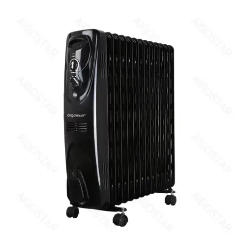 Aigostar 13 Lamellen Ölradiator Elektroheizung 2500W Schwarz