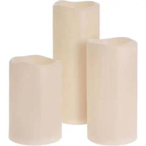 LED KAARS SET 3PCS IP44 IVOIRE