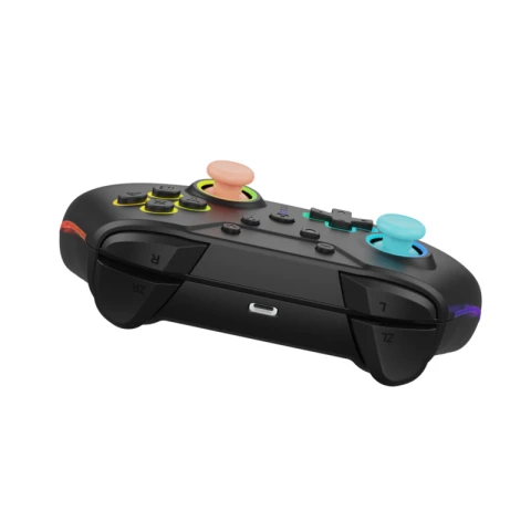Hyperkin - Switch 2 - NuRival - draadloze controller - blauw/oranje