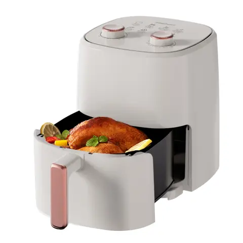 Royalstar Air Fryer 3.5L 8 Function 1250W White Non-stick Coating 360° Air Circulation White