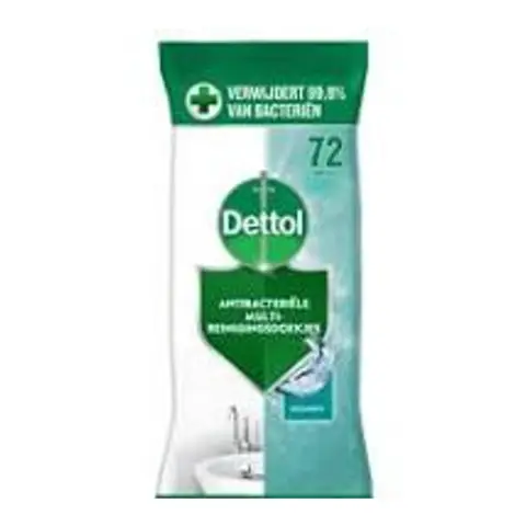 Dettol antibacterial cleaning agent 72 pieces