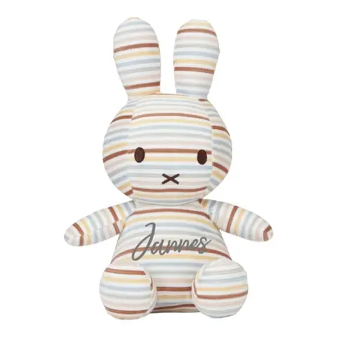 Little Dutch Miffy Vintage Sunny Stripes Cuddly Toy 25cm All