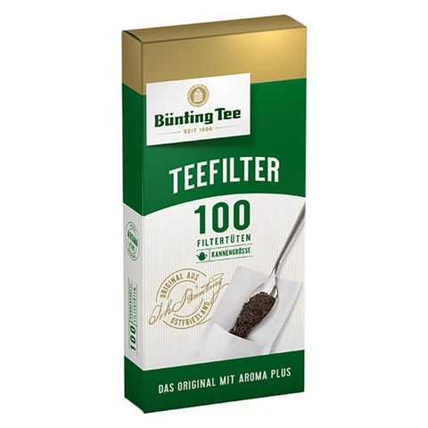 Bünting Tea Tea Filters Can Size 12 Pack – Aroma-Plus – 100 Pieces