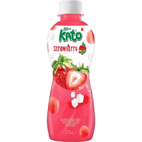 KATO Aardbeiendrank met Nata De Coco 320ml