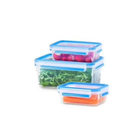 Tefal Plastic magnetron lunchbox – 550/1000/2200 ml
