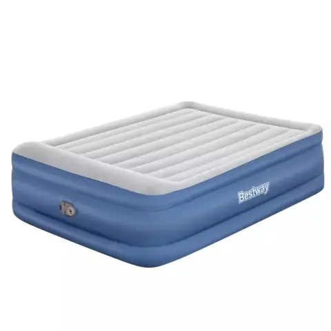 Bestway TriTech® Dubbel Luchtbed met Geïntegreerde Elektrische Pomp 203x152x56cm