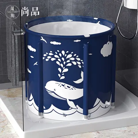 Leli Folding Bathtub, Antibacterial Bathtub, Thickened Bathtub, Household Bathtub, Bathing device