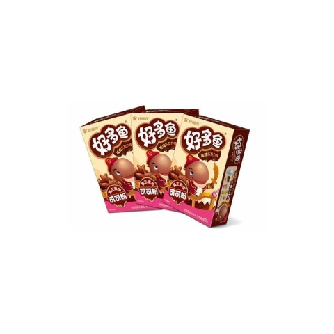 ORION CRACKERS LOW SUGAR CHOCOLATE FLAVOUR) 40g 好丽友好多鱼浓浓巧克力味 40g