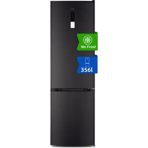 CHiQ Refrigerator 356 liter No Frost Silent 35dB Digital LED Display D Energy Label 365 L 365 L