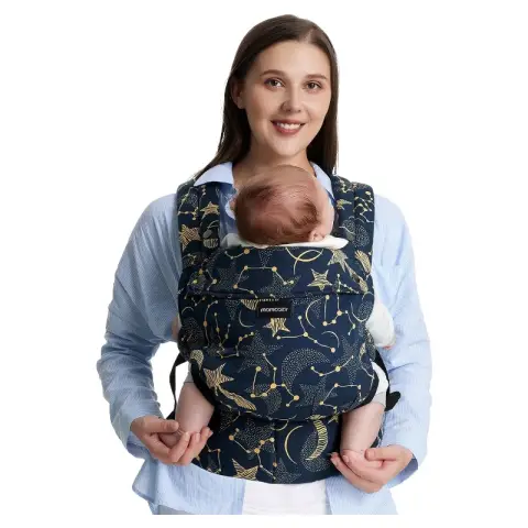 Momcozy Porte-bébé étoilé ergonomique 7-44 lbs 1 unité