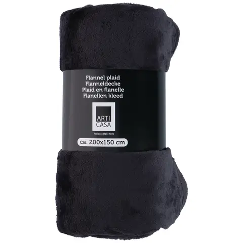 Arti Casa Fleecedecke 150 x 200 cm - Hellgrau