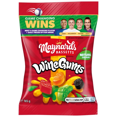 Maynards Bassetts Wine Gums 165g