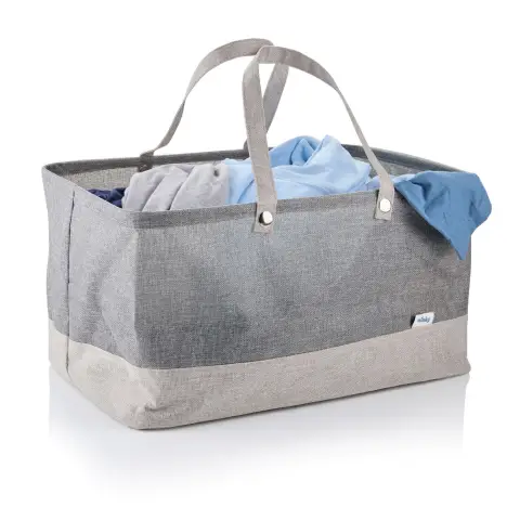 Minky Water Resistant Collapsible Fabric Laundry Bag
