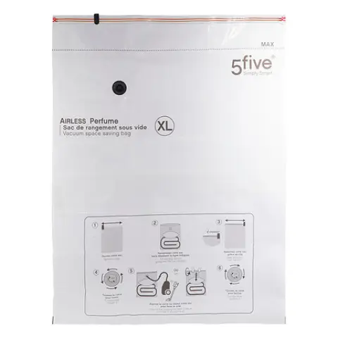 5Five Vakuum-Kompressionsbeutel Saisonaler Aufbewahrungsbeutel - VAC Material - Größe XL