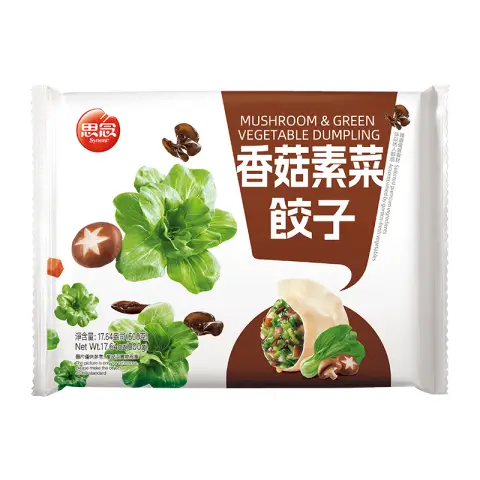 synear mushroom& green vegetable dumpling 500g 思念香菇素菜饺子500g