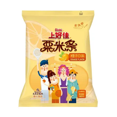 Oishi Bâtonnets de maïs saveur orange - 40 g