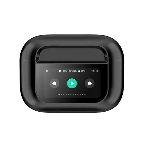 Guanersheng Smart Screen Wireless Earphones - Black