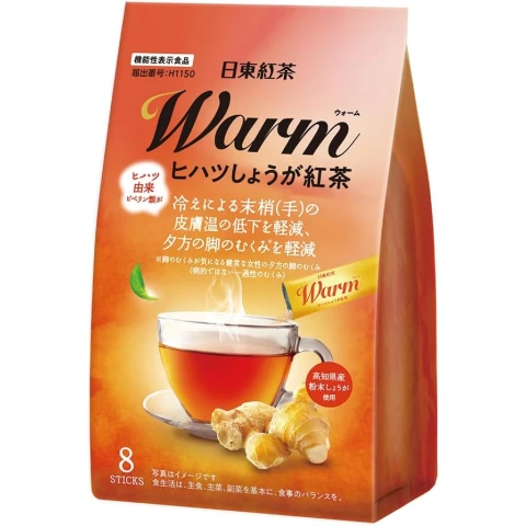 Nitto Instant Warm Ginger Black Tea 76g(9.5ｇ*8p)/box 日東紅茶 即溶温薑红茶 76g(9.5ｇ*8p)/盒