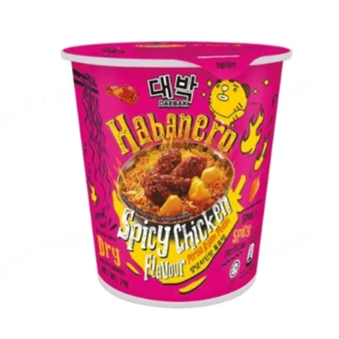 DAEBAK Habanero Scharfe Hühnernudeln Becher 79g