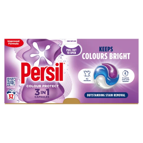 Persil 3 in 1 Colour Protect Capsules 32 Washes 675.2g