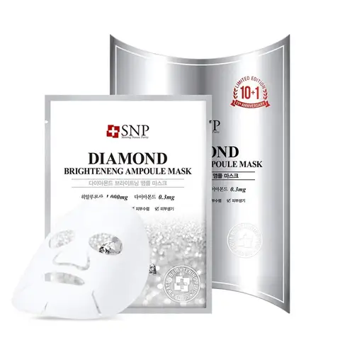 SNP Diamond Brightening Lot de 10 masques à ampoule