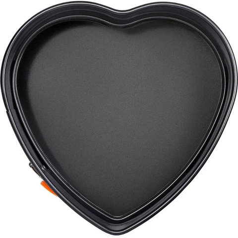 Le Creuset Moule à Gâteau Cœur à Charnière Antiadhésif en Acier au Carbone (46070250011100)