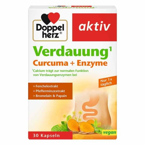 Doppelherz Verdauung Kurkuma+ Enzyme 30 Kapseln