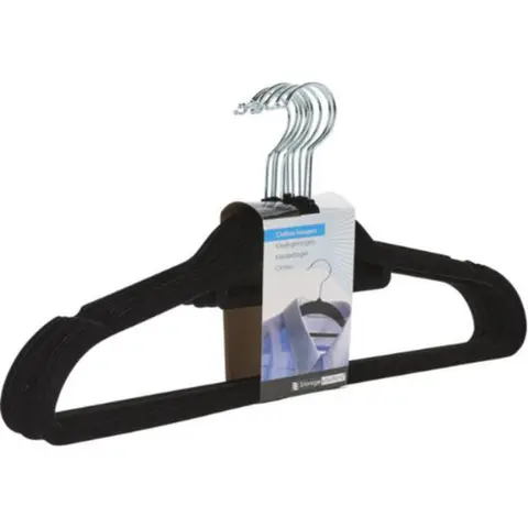DoaBuy KLEIDERBÜGEL FILZ 10ER SET