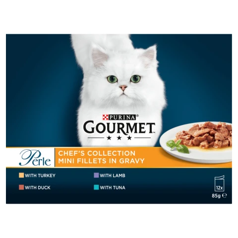 Gourmet Perle Chef's Collection Mini Fillets in Gravy 12 x 85g