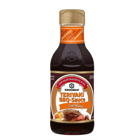 Kikkoman Teriyaki BBQ Sauce with Honey 250ml 萬字蜂蜜照烧汁 250 毫升