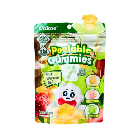Cokoc Peelable Gummies Mixed Fruit Flavor 60g