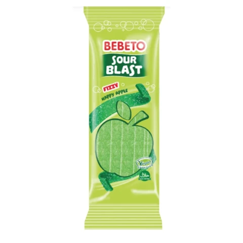 Bebeto Sour Blast Happy Apple 180g