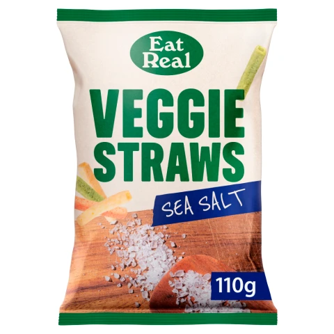 Eat Real Sea Salt Veggie Straws 110G