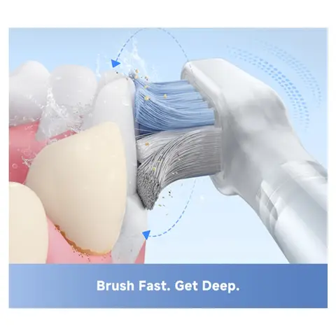 MOVA Fresh - Elektrische tandenborstel - Geluidstrillingen Lange batterijduur 3 reinigingsmodi Zwart