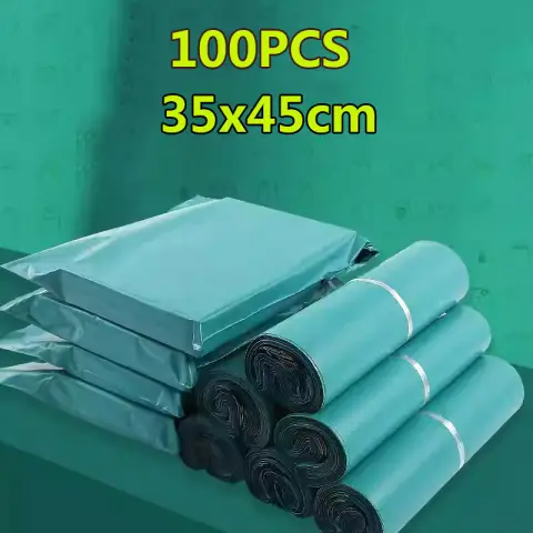100 stücke Kunststoff Kurier Verpackung Taschen Verdicken Kleidung Wasserdichte Taschen 35*45cm