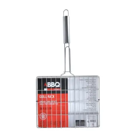 BBQ GRILL KLEM 28X22,5CM RVS