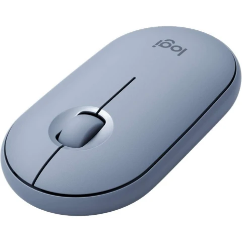 Logitech Bluetooth Wireless Mouse, Portable, Lightweight, Customisable Button, Quiet Clicks, Easy-Switch for Windows, macOS, iPadOS, Android, Chrome OS blue (HK Version)