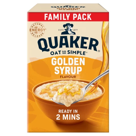 Quaker Oat So Simple Family Pack Golden Syrup 20 Sachets 720g